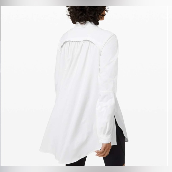 lululemon athletica Tops - Lululemon In the Moment Shirt
White size 12